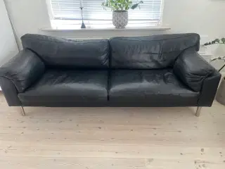 2+3 personers skind sofa sælges