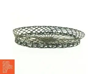 Fil de Fer Oval Flettet Metal Frugtkurv (str. 31 x 22 cm)