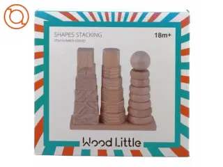 Bygge klodser fra Shapes Stacking Wood Little (str. 23 x 8 x 21 cm)