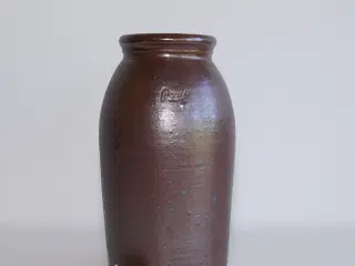 Vintage vase / krukke i stentøj fra Raus Keramik