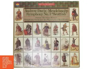 LP Andrew Davis Mendelssohn Symphony No.3 Scottish fra CBS Masterworks