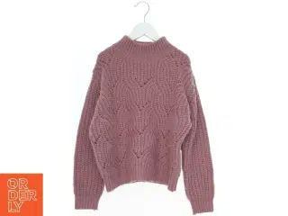 Strikket sweater i rosa farve fra Blue Seven (str. 140)