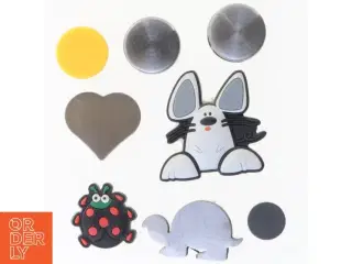 Magnet-sæt med dyremotiver (str. 4 cm)