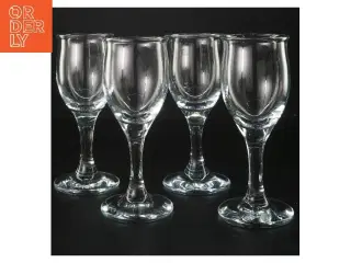 Sæt af 4 Ideelle vinglas (str. 4 stk Ø 6,5 cm længde 17,5 cm)