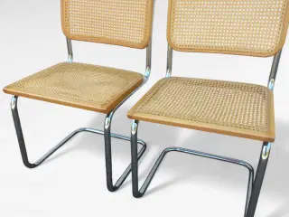 2 flotte frisvingerstol/barberstol med fransk flet