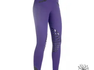 Ridetights fra HKM i lilla - str 122/128