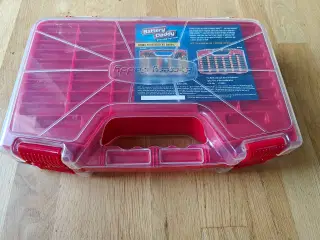 Batteri kasse til 180 batterier m/ tester.