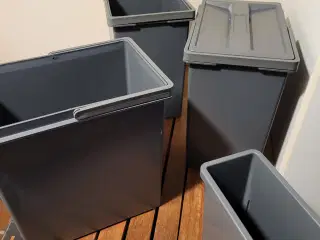 Affaldsorteringssystem 60 cm skuffe