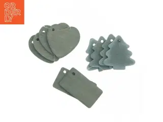 Junepynt/gavemærker i grøn (str. 7 cm)