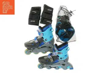 Rulleskøjter med beskyttelsesudstyr fra Atlanta (str. størrelse 35-38 cm)