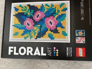 Floral Lego billede 