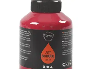 Art Akrylmaling, halvblank, halvtransparent, mørk rød, 500ml/ 1 fl.