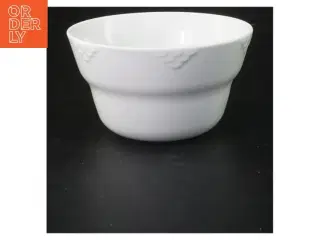 Hvid porcelænskål fra Royal Copenhagen (str. 14 ø cm x 8 cm)
