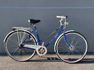 Blå DBS Fleur retro damecykel.