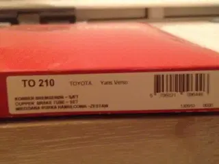 Toyota Yaris helt nye bremserør