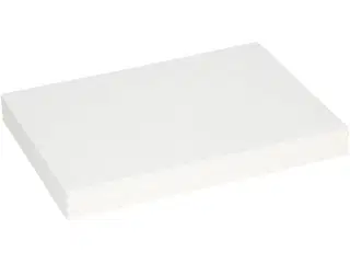 Hvid Falsekarton 25,5x36 cm - 100 ark, 0,4 mm