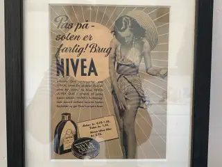 Reklame for nivea creme  - originalt fra start 60e