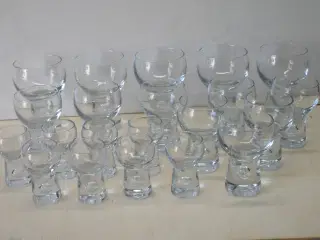 21 stk. Per Lütkens Ballonglas fra Holmegaard