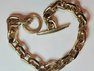 14K Tyk Guldankerkæde 