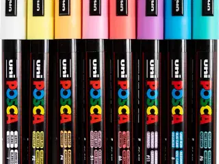 Posca Tusch, nr. PC-5M, streg 2,5 mm, medium, 8 stk./ 1 stk.