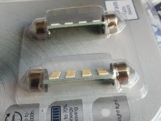 LED Pærer 2 x 12 SMD 2835 LED C5W C10W SV8.5-8 41m