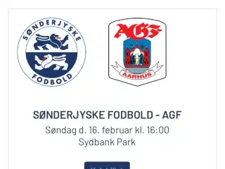 SønderJyske Fodbold billetter