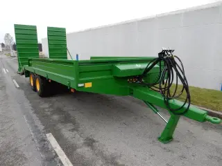 Tinaz 12 tons maskintrailer med 30 cm sider