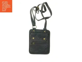 Sort skuldertaske (str. 18x15 cm)