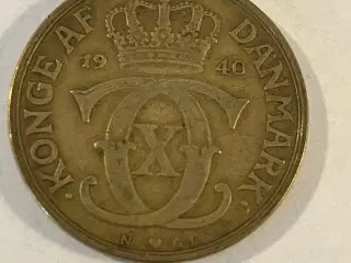 2 Kroner Danmark 1940