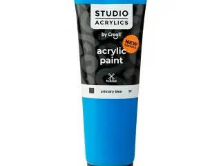 Creall Studio Akrylmaling, dækkende, primary blue (30), 120ml/ 1 fl.