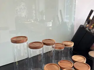 10x Glass Food Containers from Breakfast Pantry