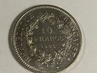 10 Francs 1965 France - Silver