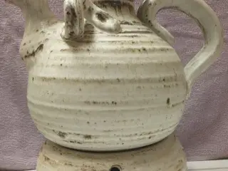 Keramik fyrfadsvarmer og tekande