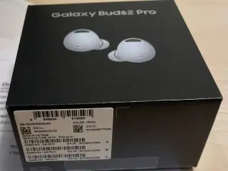 Nye og ubrugte Galaxy Buds2 Pro med kvittering fra