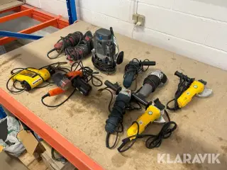 Håndværktøj DeWalt - Bosch - Elu - Hilti 10 styk