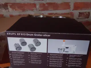KRUPS XF 613 Tromle Rivjern / Grøntsagssnitter