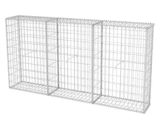 Gabionkurv 200 x 30 x 100 cm galvaniseret stål