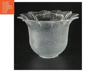 Gennemsigtig glas skål