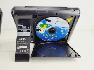 ⭐️- 2 stk LCD Skærme m. Mini dvd afspiller