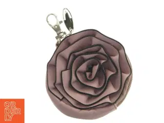 Rund nøglering med rosen design (str. Ø 10 cm)
