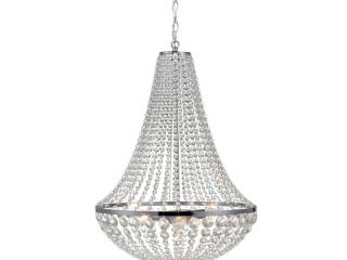 Zederkof Lysekrone Ø50/H68cm - Krom