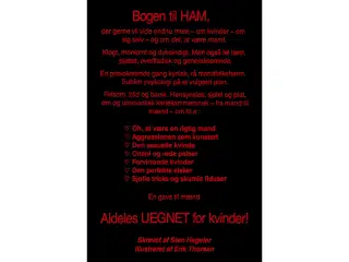 Kun for Mænd (Aldeles uegnet for Kvinder!)