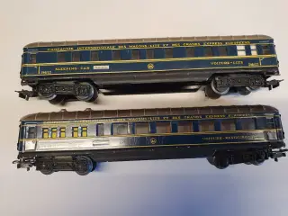 Märklin H0 passagervogne "skørtevogne" metal.