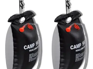 Camp Shower solopvarmede campingbrusere 2 stk. 20 l