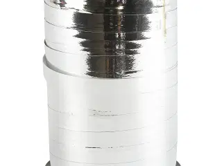 Metal Sølv Gavebånd 10 mm - 250 m Rulle