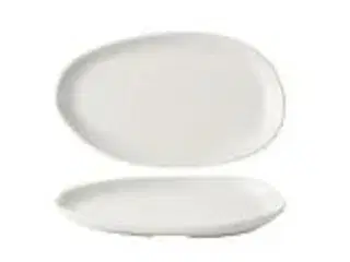 16 stk. Tallerken ergonomisk hvid 220x130 mm Envisage Natural Churchill