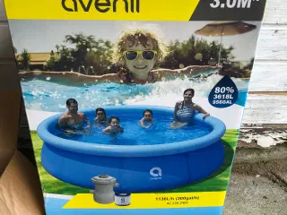 Pool + sandfilter 