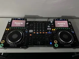 Pioneer dj sæt - 2x Pioneer CDJ-3000 + DJM 900NXS2