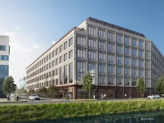 Nybygget kontor med plads til 425 medarbejdere