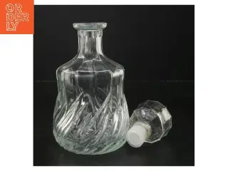 Glas karaffel med prop (str. 24 cm)